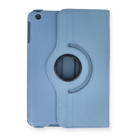 hediyelik Apple iPad Mini 1 Kılıf 360 Tablet Deri Kılıf - Turkuaz
