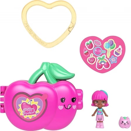 hediyelik JKC86 Polly Pocket - Meyve Temalı Sürpriz Set