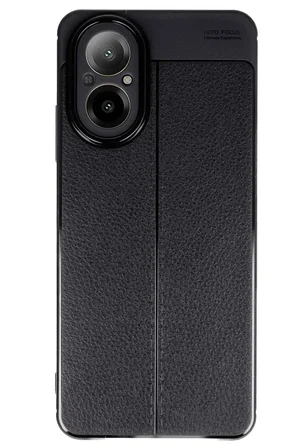 hediyelik Realme 12 Lite Kılıf Auto Focus Kapak - Siyah