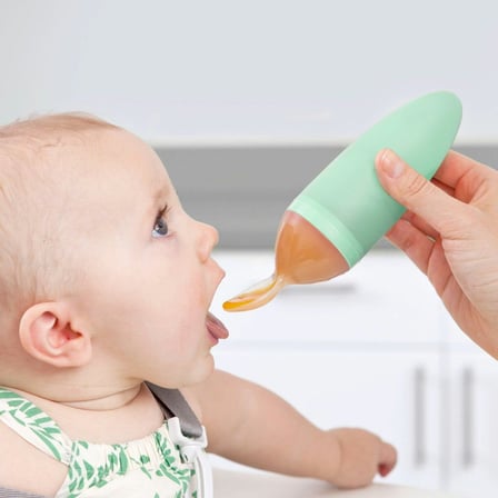 hediyelik TBN11419 BOON - SQUIRT Silikon Yeşil Mama Kaşığı