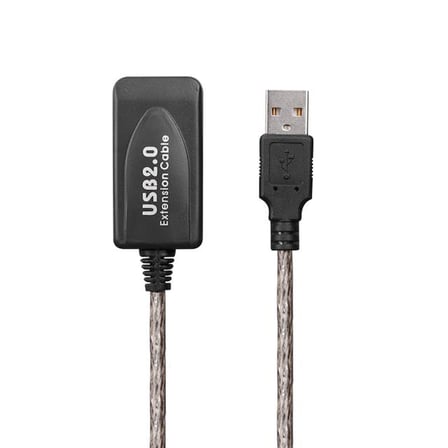 hediyelik PM-11426 15 Metre Şeffaf Korumalı USB 2.0 Uzatma Kablosu