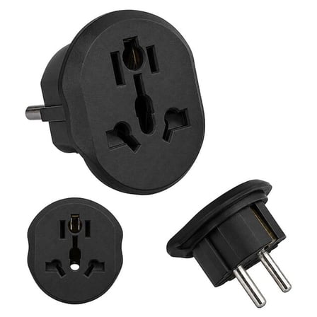 hediyelik PM-24241 Avrupa Çıkışlı Universal Seyahat Priz Adaptörü Çoklu Fiş Giriş Tipi Uyumu