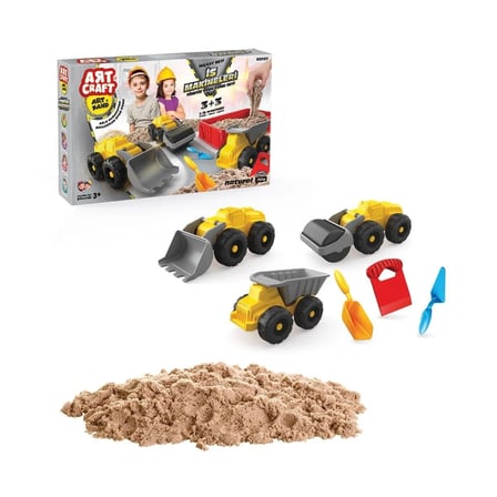 hediyelik 03727 İş Makineleri Kum Seti 750 Gr