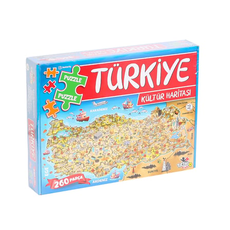 hediyelik 7213 Türkiye Kültür Haritası Puzzle -Totteriq
