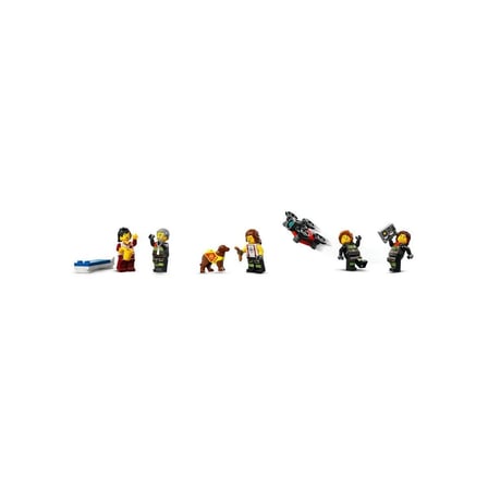 hediyelik 60414 Lego City İtfaiye Kamyon ve İtfaiye Merkezi 843 parça +6 yaş