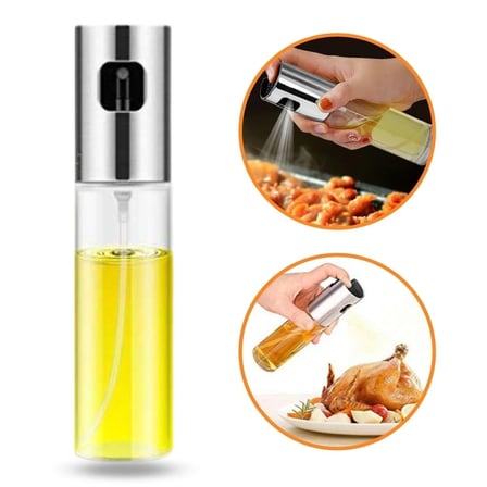 hediyelik 100ml Kapasiteli Şeffaf Spreyli Yağdanlık Sosluk Yağ Püskürtücü Yağ Şişesi