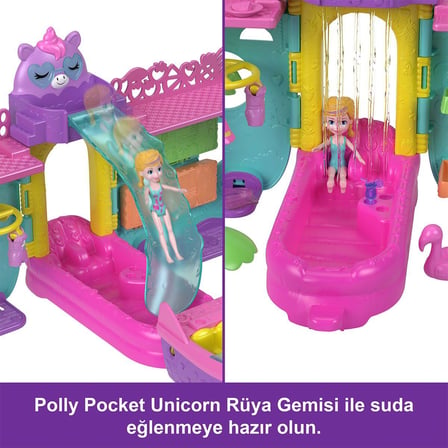 hediyelik HWP26 Polly Pocket Unicorn Bot Oyun Seti