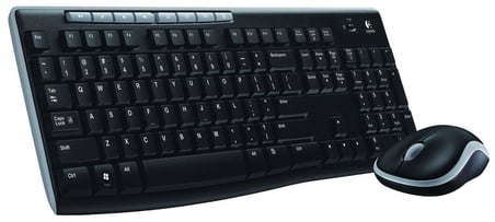 hediyelik MK270 Q Tr Kablosuz Klavye Mouse Set Siyah 920-004525