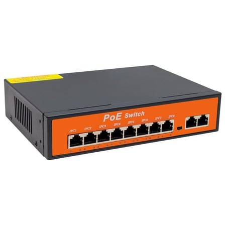 hediyelik POE8+2 96W 10/100 MBPS Poe Ethernet Switch