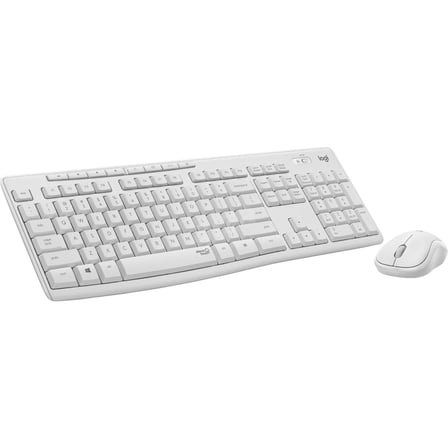 hediyelik MK295 Q Tr Sessiz Kablosuz Klavye Mouse Set Beyaz 920-010089