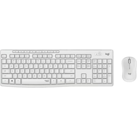 hediyelik MK295 Q Tr Sessiz Kablosuz Klavye Mouse Set Beyaz 920-010089