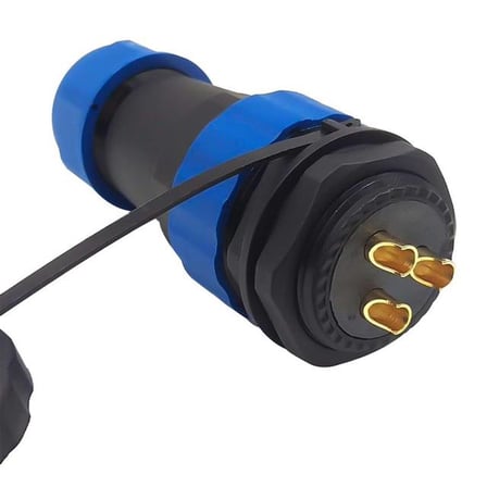 hediyelik SD28 Su Geçirmez 3 Pin Erkek-Dişi Yuvarlak 28 Mm Konnektör