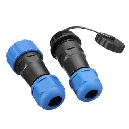 hediyelik SD20 Su Geçirmez 1 Pin 20 Mm Düz Kablo Konnektör