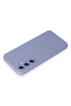 hediyelik Samsung Galaxy S24 Kılıf Nano içi Kadife Silikon - Lila