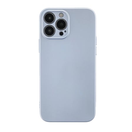 hediyelik Apple İphone 13 Pro Kılıf Nano İçi Kadife Silikon - Sky Blue