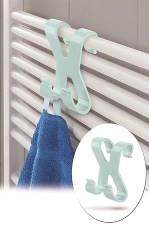 hediyelik Mutfak Banyo Dolap Kapağına Takılan Meta Havlu Askılığı Aparatı