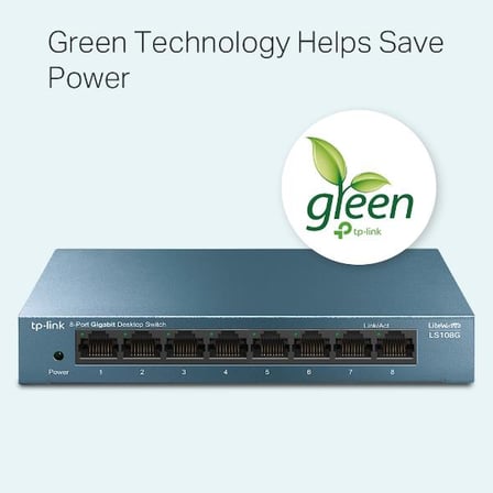 Hediyelik Ls108G 8 Port Gigabit Metal Kasa Switch