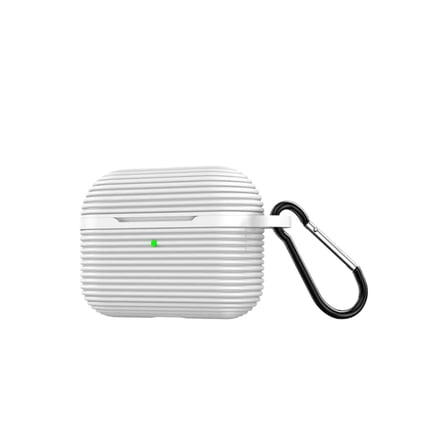 hediyelik Apple Airpods Pro 3 (3.nesil) Raven Silikon Kılıf - Beyaz