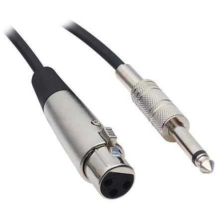 hediyelik PM-2899 Hazır 6.3 Mm Erkek Jack - XLR Dişi Canon 5 Metre Mikrofon Ara Kablosu