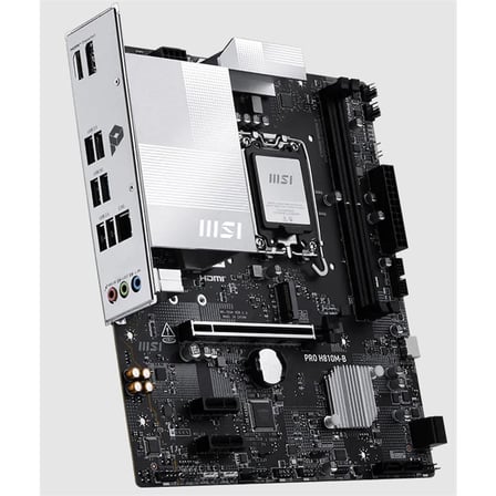 hediyelik Pro H810M-B DDR5 6400MHZ 1XHDMI 1XDP 1XM.2 Matx 1851P ( Ultra Processors Serıes 2)
