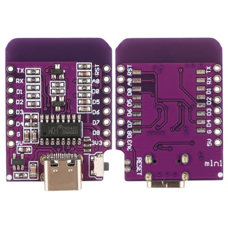 hediyelik Wemos D1 Mini V4.0 ESP8266 Geliştirme Kartı Type-C Girişli WiFi Mikrokontrolcü Modülü