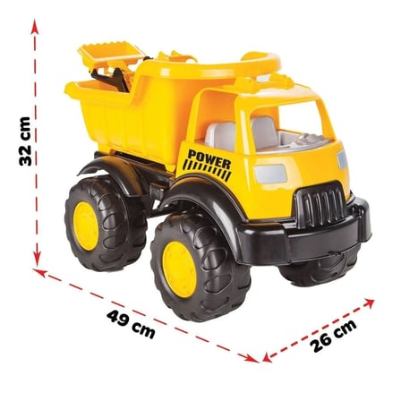 hediyelik 06 518 Power İş Makineli Kamyon -Pilsan Oyuncak