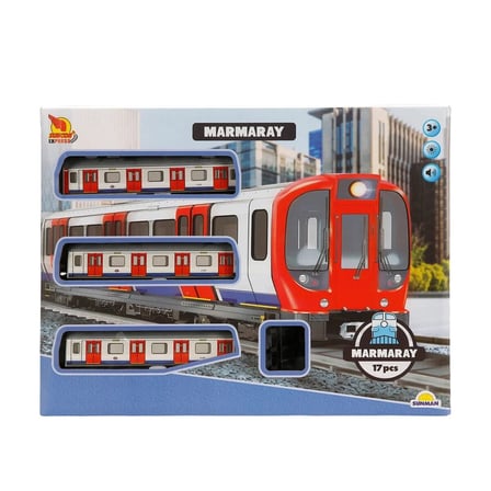 hediyelik 5117 Sun-rst-snc-tren Set Marmaray 17PRÇ.B/O Ses/ışık