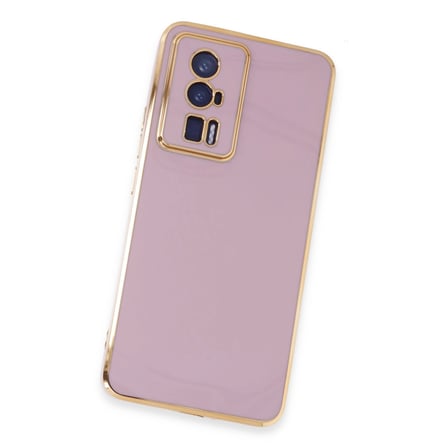 hediyelik Xiaomi Poco F5 Pro Kılıf Volet Silikon - Mor