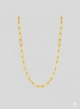 hediyelik Kaplama Zincir Pirinç   Cm Kolye Zincir 60 Cm - Kl0247