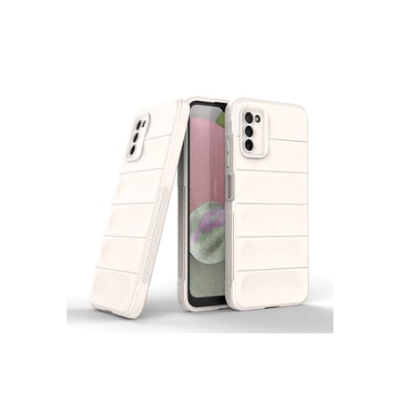 hediyelik Samsung Galaxy A03s Kılıf Optimum Silikon - Krem