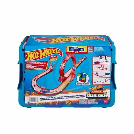 hediyelik HMC04 Hot Wheels Track Builder Alev Temalı Akrobasi Seti