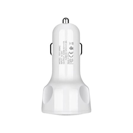 hediyelik TE-091 3xUSB 3.0 Çakmaklık Hızlı Araç Şarj Cihazı