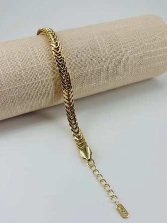 hediyelik Renk  Pirinç Cm Bileklik 17+4 Cm  - Kbl0473
