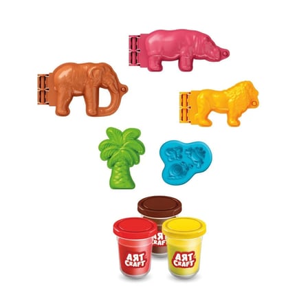 hediyelik 03997 Art Craft Orman Hayvanları Hamur Set 168 Gr -Fentoys