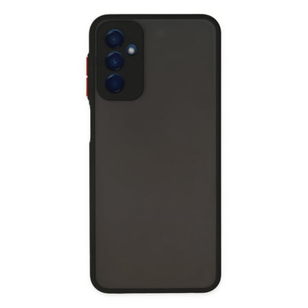 hediyelik Samsung Galaxy M13 Kılıf Montreal Silikon Kapak - Siyah