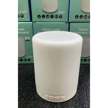 hediyelik CL-671 Şarjlı Dokunmatik Gece Lambalı Bluetooth Hoparlör