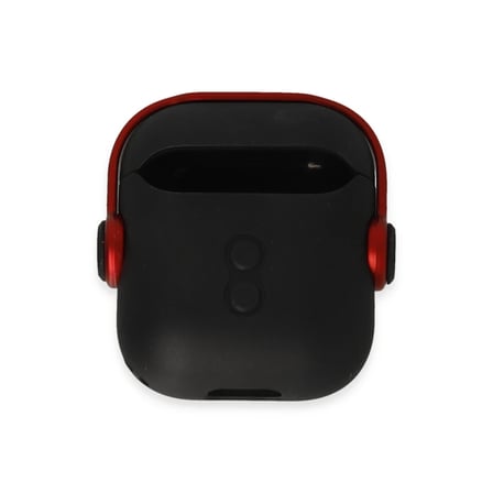 hediyelik Apple Airpods 2 (2.nesil) Cool Kılıf - Siyah-Kırmızı
