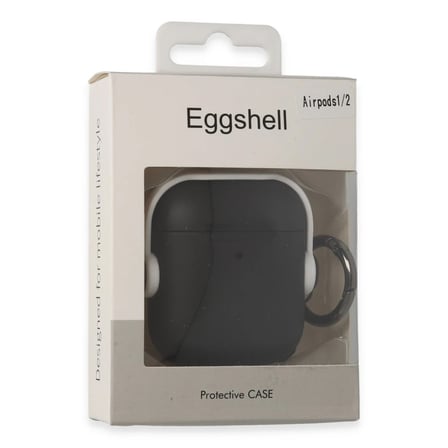 hediyelik Apple Airpods 2 (2.nesil) Cool Kılıf - Siyah-Kırmızı