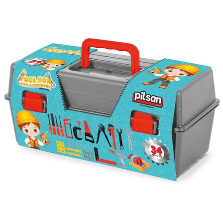 hediyelik 03 248 Pilsan Aksesuarlı Alet Çantası 34 Parça