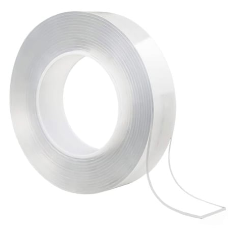 Hediyelik Sn 24358 20Mm 3 Metre Cift Tarafli Nano Teknoloji Super Yapistirici Seffaf Bant