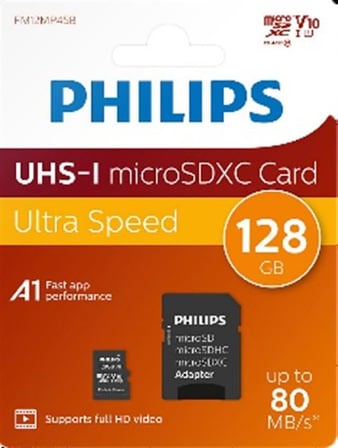 hediyelik FM12MP45B/00 128GB Class10 UHS-I U1 TF Adaptörlü Micro SDXC Hafıza Kartı