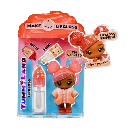 hediyelik 120759 Yummiland Piper Peach Bebeği ve Dudak Parlatıcısı