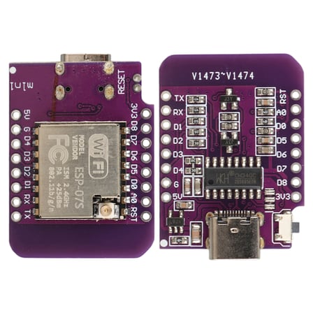hediyelik Wemos D1 Mini V4.0 ESP-07S Geliştirme Kartı Type-C Girişli WiFi Mikrokontrolcü Modülü