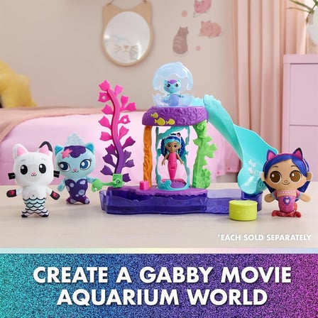 hediyelik S01009006 Sun-spm-figür Oyun Set Gabby S Dollhouse Renkli Akvaryum 12PRÇ.