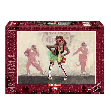 hediyelik 4355 Art Puzzle Şeytan Mı? Melek Mi? 1000 Parça Puzzle