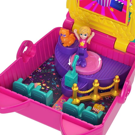 hediyelik JFV01 Polly Pocket Kedicik Sineması Mini Oyun Seti
