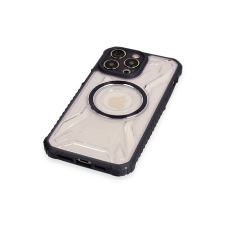 hediyelik Apple İphone 12 Pro Kılıf Prag Magneticsafe Kapak - Siyah