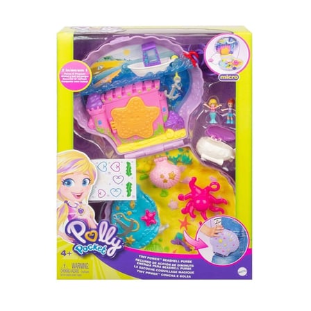 hediyelik GKJ63 Polly Pocket Çanta Olabilen Micro Oyun Setleri / +4 yaş
