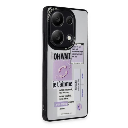 hediyelik Xiaomi Redmi Note 13 Pro 5g Kılıf Mirror Desenli Kapak - Mirror - 4