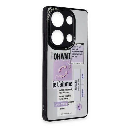 hediyelik Xiaomi Redmi Note 13 Pro 5g Kılıf Mirror Desenli Kapak - Mirror - 4